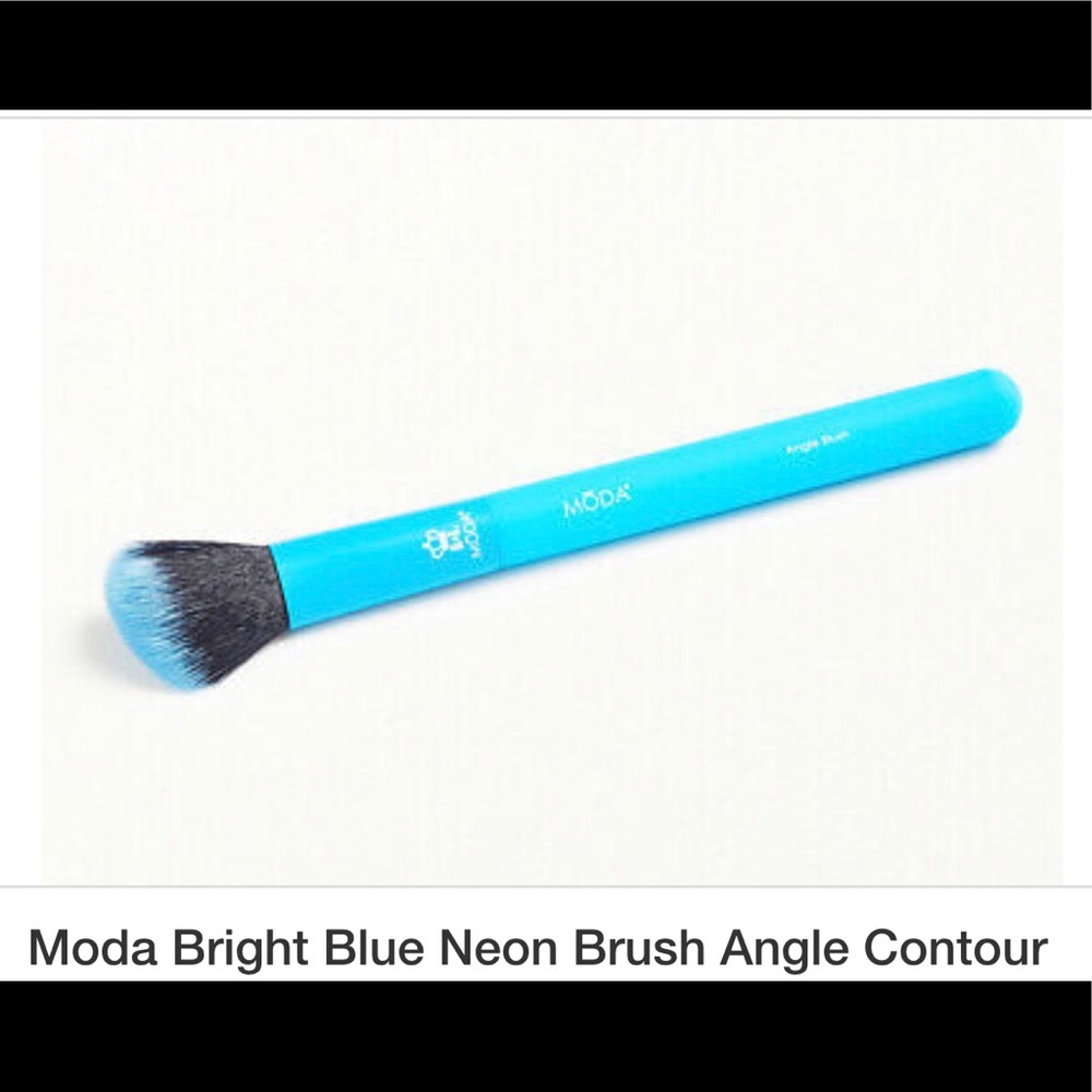 Moda Neon Blue Contour Brush